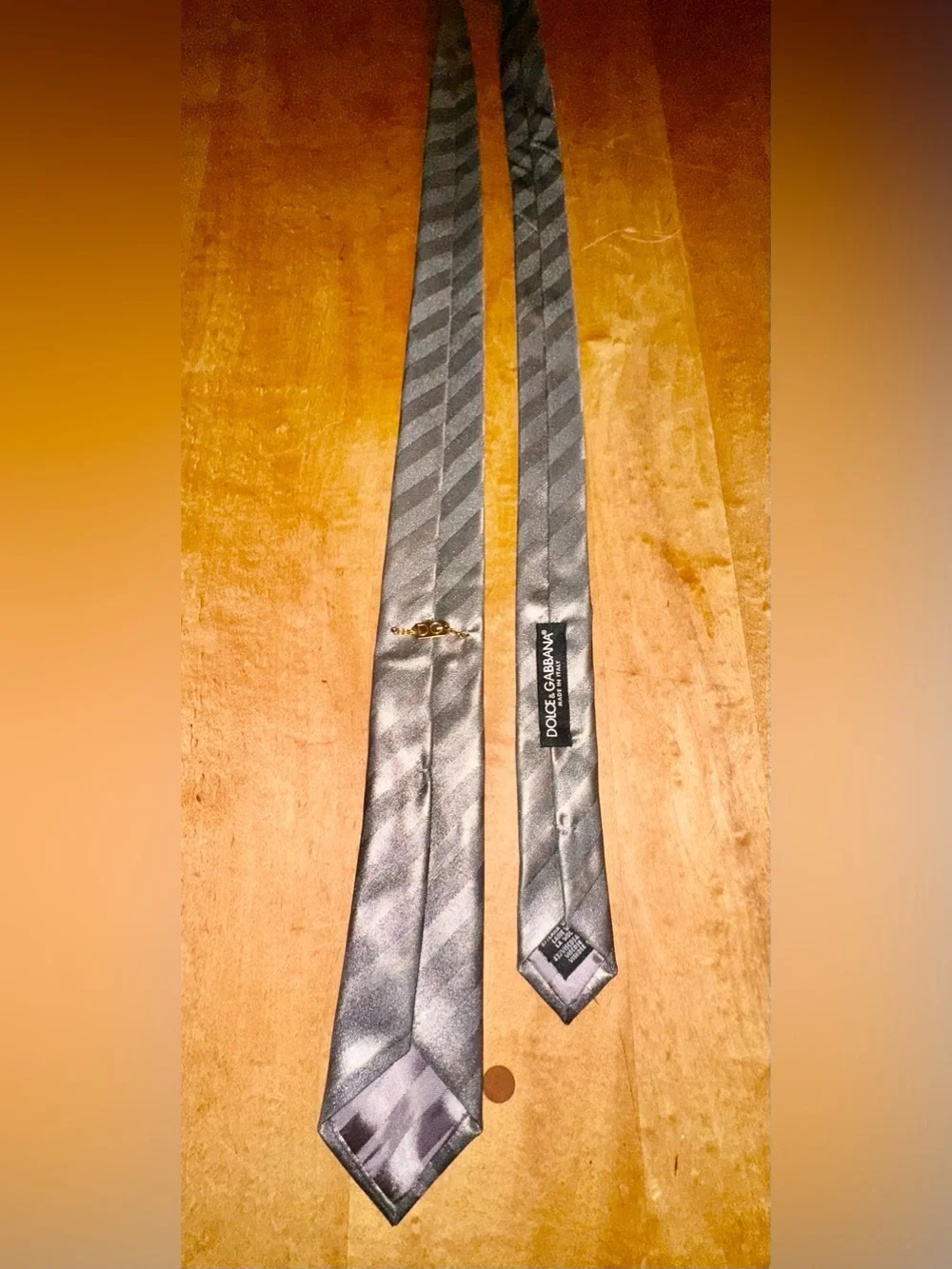 Dolce & Gabbana Black Men’s Tie with Label